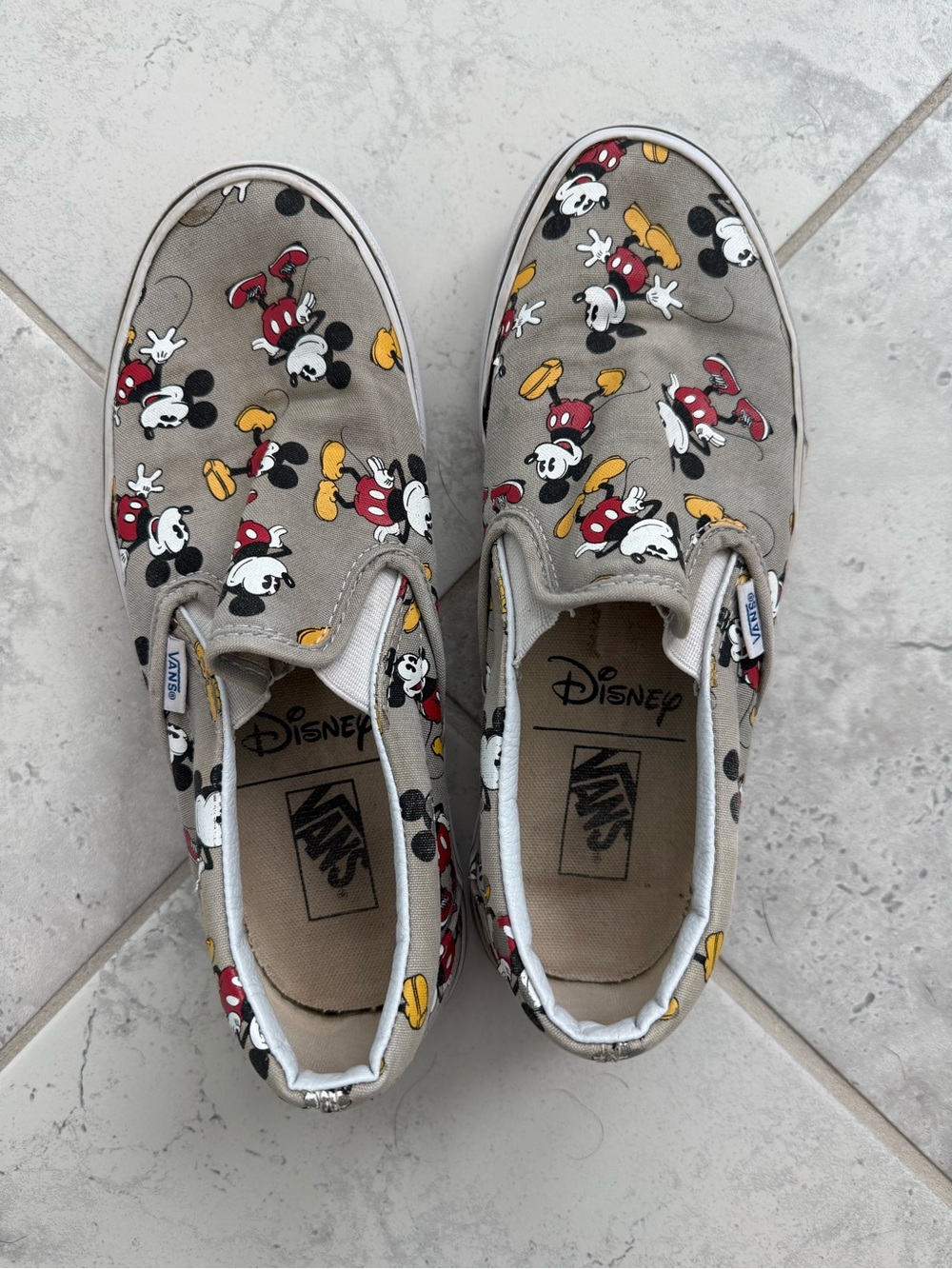 Disney X Vans Mickey Mouse Slip Ons